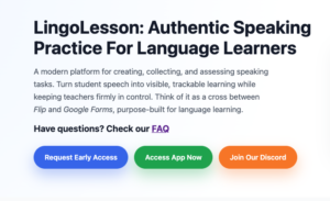LingoLesson: Authentic Speaking Practice for Language Learners